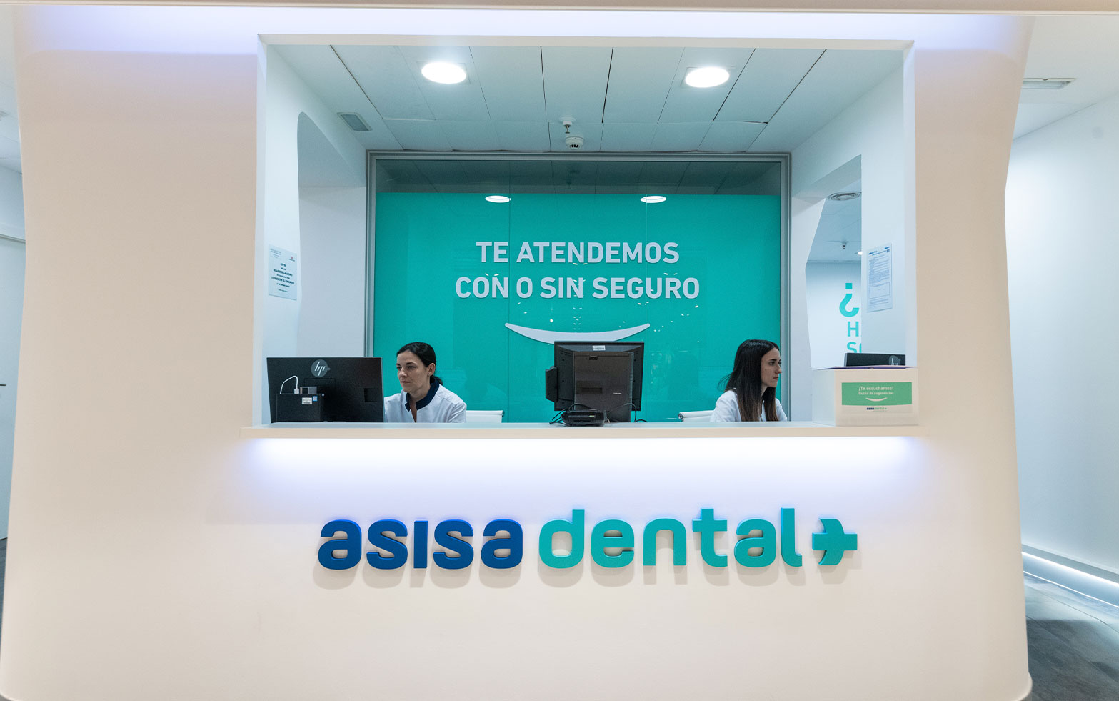 recepción clínica Asisa Dental
